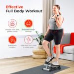Sunny Health & Fitness Mini Steppers for Exercise at Home, Stair Step Workout Ma... - Image 3