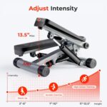 Sunny Health & Fitness Mini Steppers for Exercise at Home, Stair Step Workout Ma... - Image 4
