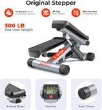 Sunny Health & Fitness Mini Steppers for Exercise at Home, Stair Step Workout Ma... - Image 7