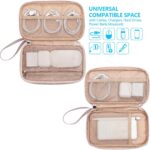 NISHEL Travel Cord Organizer Case, Double Layers Tech Electronic Bag, Essentials... - Image 3