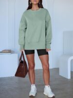 ANRABESS Women Oversized Sweatshirts Thumbhole Long Sleeve Hoodies Shirts 2026 F... - Image 6