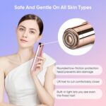 Flawless Facial Hair Remover for Women Painless Face Shaver -Mini Hair Remover, ... - Image 7