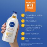 NIVEA Sheer Hydration Skin Firming Body Lotion with Q10 and Vitamin C, 72-Hour B... - Image 4