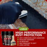 Rust Converter & Metal Primer, 141 Fl Oz Black Rust Inhibitor Paint for Metal, A... - Image 5