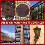 Rust Converter & Metal Primer, 141 Fl Oz Black Rust Inhibitor Paint for Metal, A... - Image 6