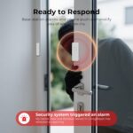 Alarm System for Home Security,9 Pieces Smart WiFi Door Alarm System with APP Al... - Image 5
