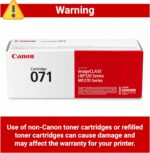 Canon Genuine 071 Black Toner Cartridge Compatible with LBP122dw, MF272dw, MF273... - Image 5