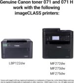 Canon Genuine 071 Black Toner Cartridge Compatible with LBP122dw, MF272dw, MF273... - Image 7
