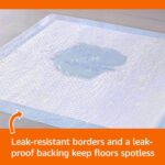 Amazon Basics Leak-Proof Dog and Puppy Potty Training Pee Pads with Quick-Dry 5-... - Image 4