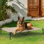 Veehoo Outdoor Elevated Dog Bed for Large Dogs, Cooling Raised Dog Cot Off Groun... - Image 3