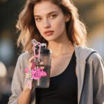 Dumbbell Keychain Set Gym Accessories for Women and Men Fitness Gifts, a Cute Mi... - Image 4