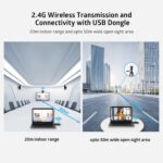 TOALLIN 1080P HD Wireless Webcam for PC, Built-in Noise-Canceling Microphone, Wi... - Image 4