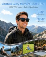 AI Smart Glasses with Camera, 8MP HD Camera Glasses & 1080P Video Recording Sung... - Image 4