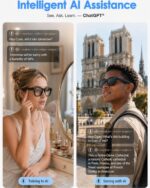 AI Smart Glasses with Camera, 8MP HD Camera Glasses & 1080P Video Recording Sung... - Image 5