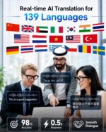 AI Smart Glasses with Camera, 8MP HD Camera Glasses & 1080P Video Recording Sung... - Image 6
