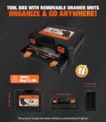 328-Piece Tool Set - Tool Kit Toolbox Storage Case with Drawer, General Househol... - Image 8