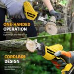 FULLYEA Reciprocating Saw Cordless, Variable Speed 0-3500SPM Power Reciprocating... - Image 6