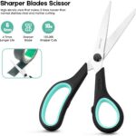 iBayam 3-Pack 8" Heavy Duty Scissors with Ultra Sharp Blades and Comfort Grip Ha... - Image 4