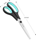 iBayam 3-Pack 8" Heavy Duty Scissors with Ultra Sharp Blades and Comfort Grip Ha... - Image 6