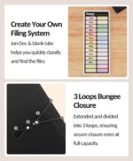 Sooez Upgraded Accordion File Organizer, Expanding File Folder with Deeper 12 Po... - Image 6