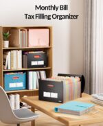 Sooez Upgraded Accordion File Organizer, Expanding File Folder with Deeper 12 Po... - Image 7