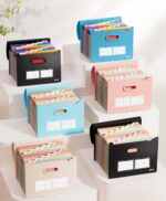 Sooez Upgraded Accordion File Organizer, Expanding File Folder with Deeper 12 Po... - Image 8