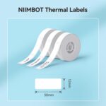 NIIMBOT Label Maker Tape for D11/D110/D101 Label Maker, 12 x 30 mm (0.47'' x 1.1... - Image 3