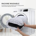 KSIIA Washable Dog Bed Deluxe Plush Dog Crate Beds Comfy Kennel Pad Anti-Slip Pe... - Image 6
