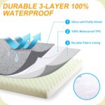 KSIIA Orthopedic Dog Bed Dog Crate Bed Waterproof for Large Dogs Deluxe Plush Wa... - Image 6
