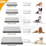KSIIA Orthopedic Dog Bed Dog Crate Bed Waterproof for Large Dogs Deluxe Plush Wa... - Image 7