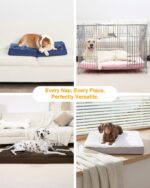KSIIA Orthopedic Dog Bed Dog Crate Bed Waterproof for Large Dogs Deluxe Plush Wa... - Image 8