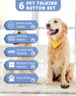 Acools Dog Buttons for Communication, 6 Pcs Dog Talking Button Set, 30s Voice Re... - Image 3