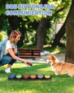 Acools Dog Buttons for Communication, 6 Pcs Dog Talking Button Set, 30s Voice Re... - Image 5
