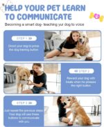 Acools Dog Buttons for Communication, 6 Pcs Dog Talking Button Set, 30s Voice Re... - Image 8