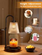Innqoo Candle Warmer Lamp with Timer, Dimmable Candle Warmer for Jar Candles, He... - Image 3