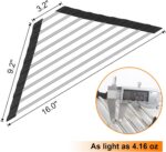 Corner Dish Drying Rack, Kitchen Sink Caddy Sponge Holder, Triangle Over The Sin... - Image 3