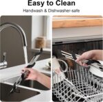 Corner Dish Drying Rack, Kitchen Sink Caddy Sponge Holder, Triangle Over The Sin... - Image 5