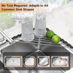 Corner Dish Drying Rack, Kitchen Sink Caddy Sponge Holder, Triangle Over The Sin... - Image 7