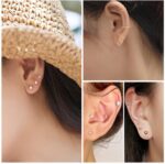 IFKM Gold Plated Jewelry Set for Women,14k Gold Plated Multi Layer Necklaces Sta... - Image 6