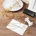 IFKM Gold Plated Jewelry Set for Women,14k Gold Plated Multi Layer Necklaces Sta... - Image 7