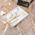 IFKM Gold Plated Jewelry Set for Women,14k Gold Plated Multi Layer Necklaces Sta... - Image 9