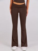 ANRABESS Lounge Sets for Women 2 Piece Foldover Yoga Flare Leggings Pants Crop T... - Image 7