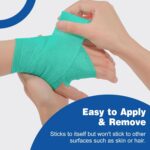 AZEN 20 Pack Self Adhesive Bandage Wrap, Elastic Cohesive Bandage Wrap, Color At... - Image 5