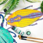 DecoEARTH Acrylic Paint Set “Basic Brights” Reclaimed Premium Paint Set of 8 (2 ... - Image 6