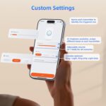 WiFi Door Sensor Chime, Smart Door Open Alert Window Sensor for Business/Home/Ki... - Image 9