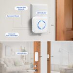 WiFi Door Sensor Chime, Smart Door Open Alert Window Sensor for Business/Home/Ki... - Image 10