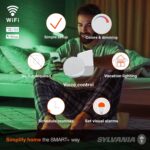 SYLVANIA Wifi LED Smart Light Bulb, 60W Equivalent Full Color and Tunable White ... - Image 4