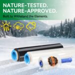 Stretch Film Shrink Wrap Roll - 5" x 1200' - 80 Gauge 600% Stretch Self-Adhering... - Image 8