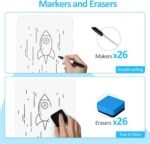 Dry Erase LapBoards, PANDRI 26 Pack Double Sided 12.5 x 9 Inch Whiteboards with ... - Image 5