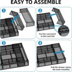 Marbrasse Expandable Desk Drawer Organizer, Mesh Drawer Organizer Tray with 10 A... - Image 8